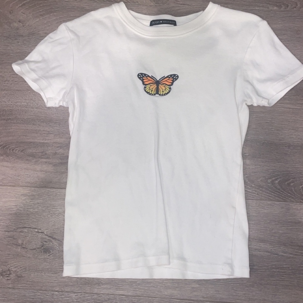 Brandy Melville Butterfly Tee